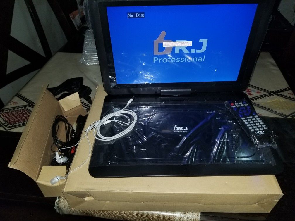 Dvd player 14inch.