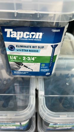 Tapcon Concrete Screw Anchors