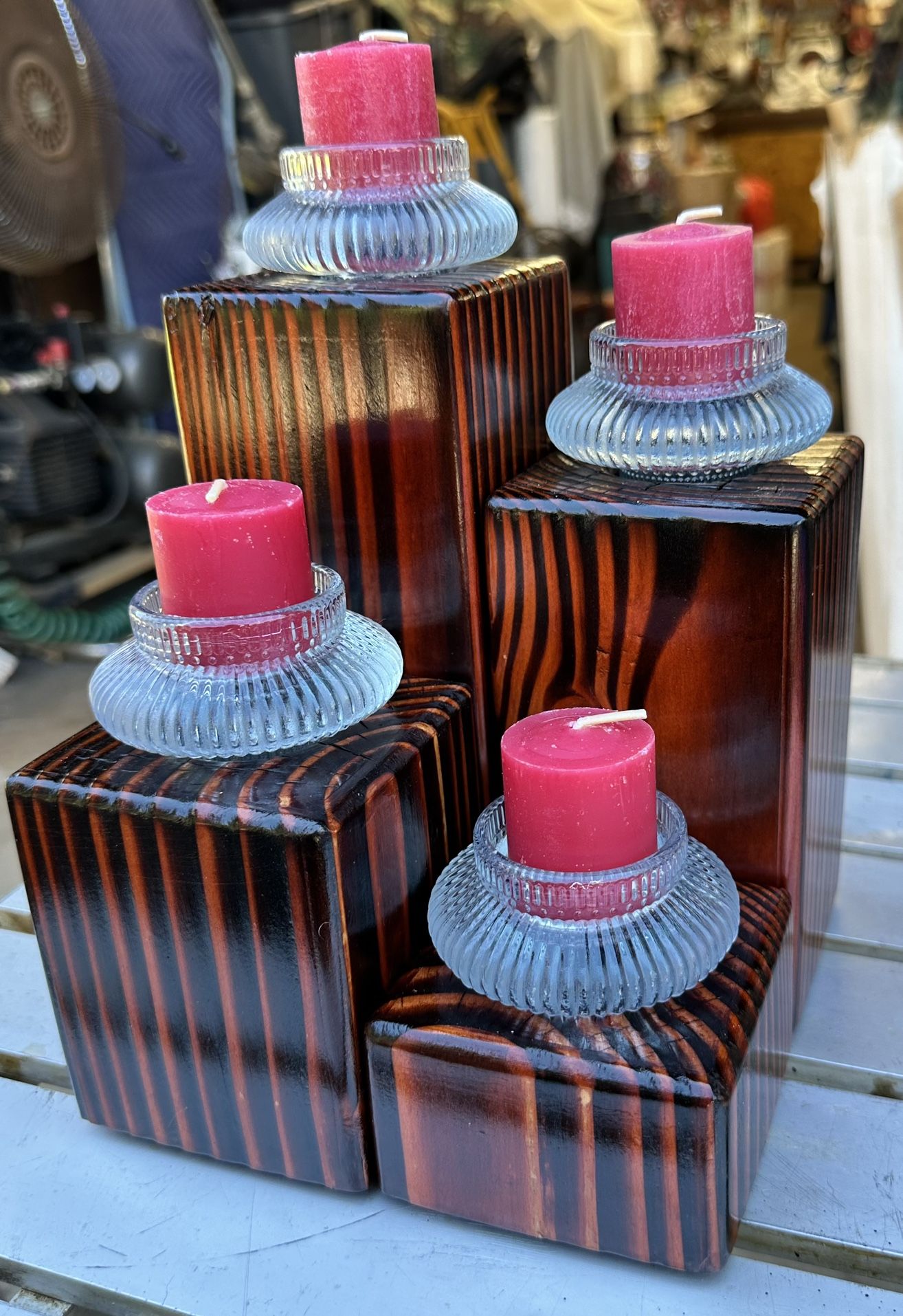 For Sale 4 Tier Votive Candle Holders
