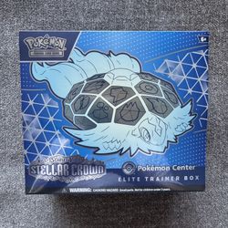 Pokemon Center STELLAR CROWN  Elite Trainer Box ETB  Scarlet & Violet 