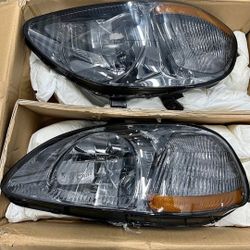 96-98 Honda Civic Smoked Headlights Luces Micas Calaveras Faros Faroles Focos 