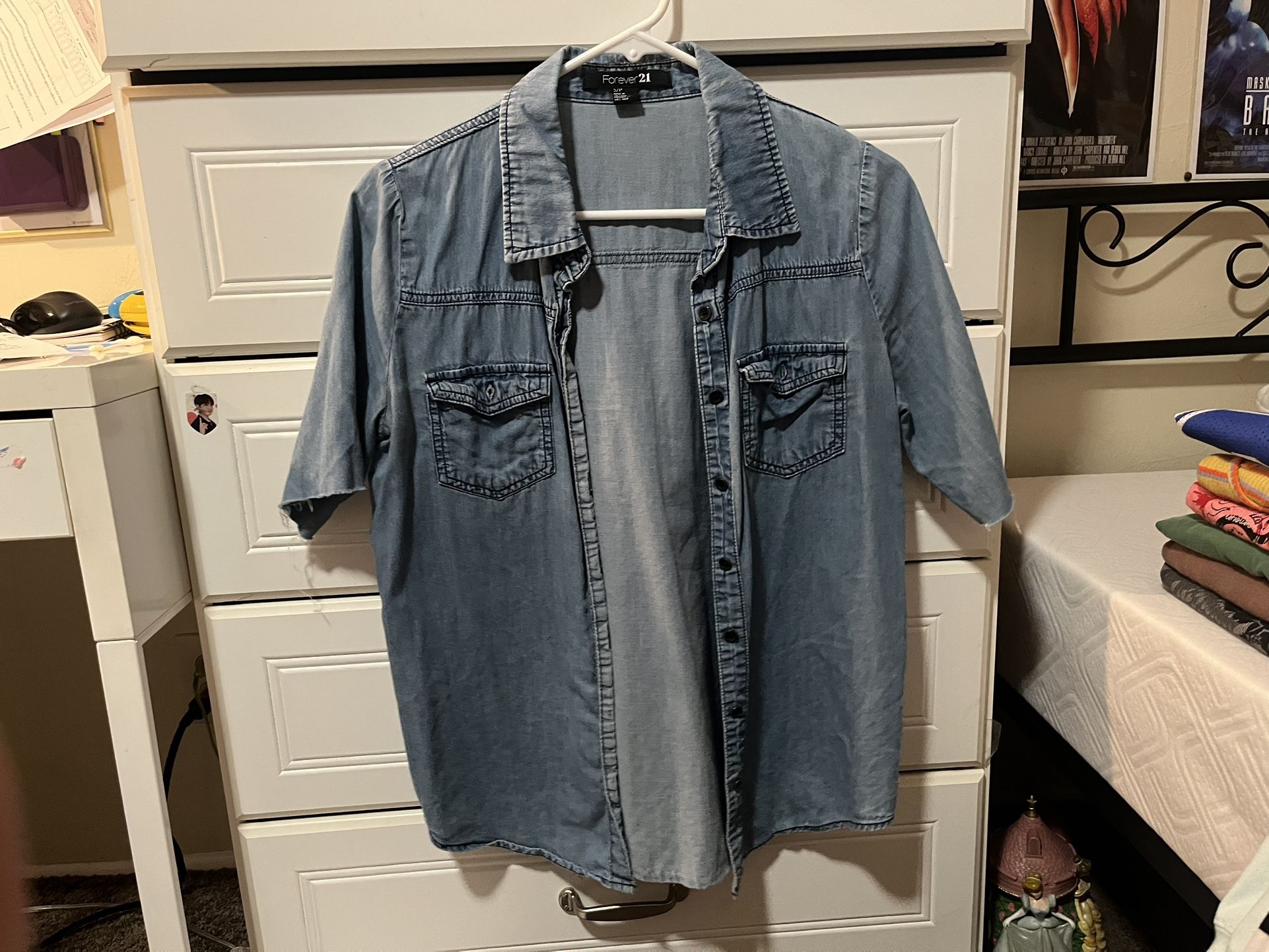 Women’s Jean Short-Sleeve Jacket