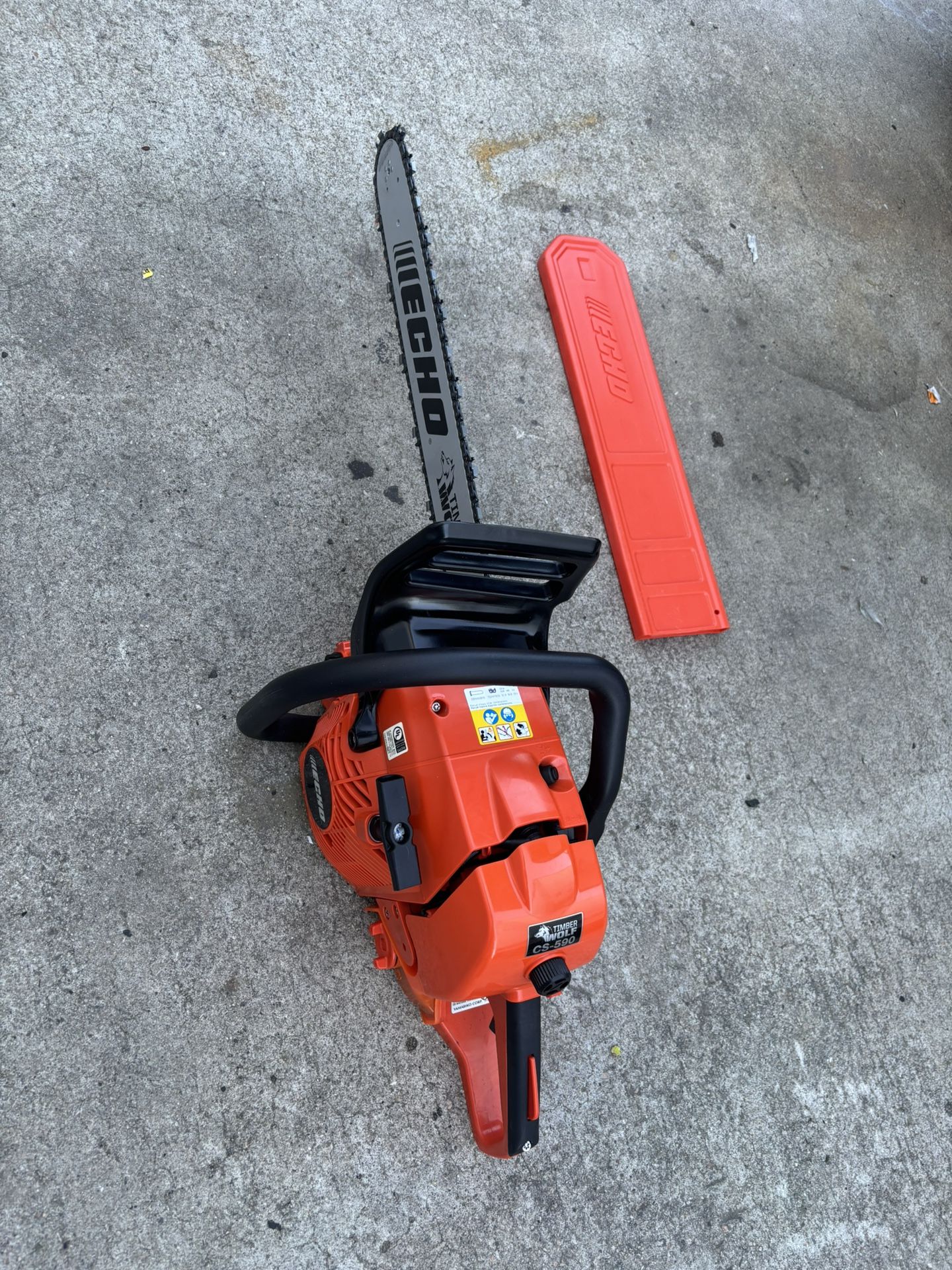 Chain saw echo 590 timber wolf brand new $299