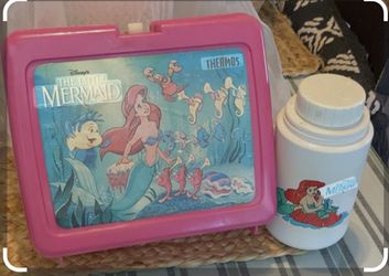Vintage Thermos Little Mermaid Lunch Box