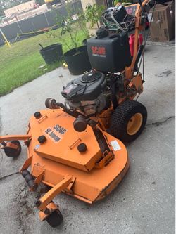 Scag 52 Advantage Walk-Behind & Scag 36" walk behind both with back wheels included