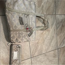 Coach Signature Tote Bag and Wallet Set