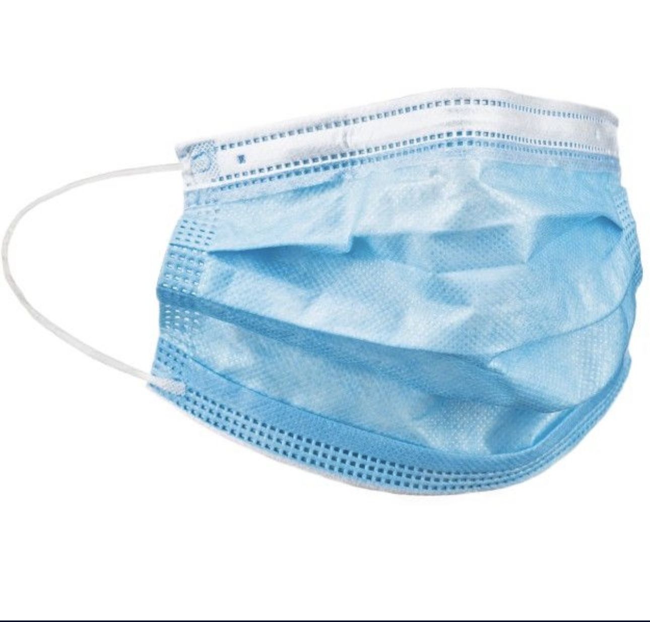 Disposable 3-Ply Fabric Face Mask (Box of 50)