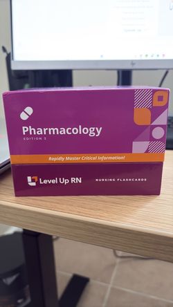Nursing school Level Up RN Pharmacology Flashcards Edition 3