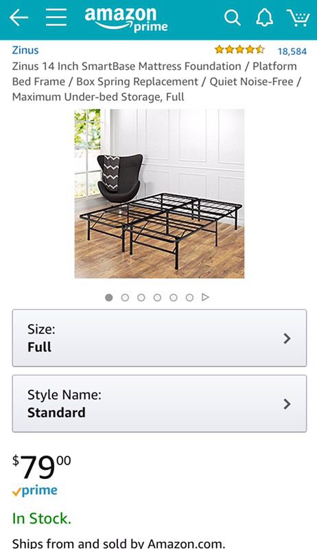Bed Frame / Mattress Platform (Full Size)