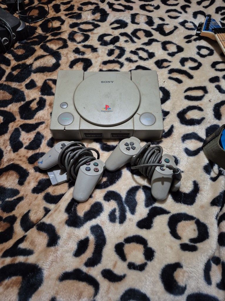Original Playstation And 2 Controllers NO PLUG INS