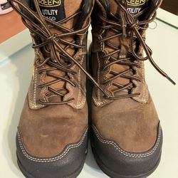 BRAND NEW KEEN STEEL TOE WOMENS WORK BOOTS WITH SHOCK SAFETY 