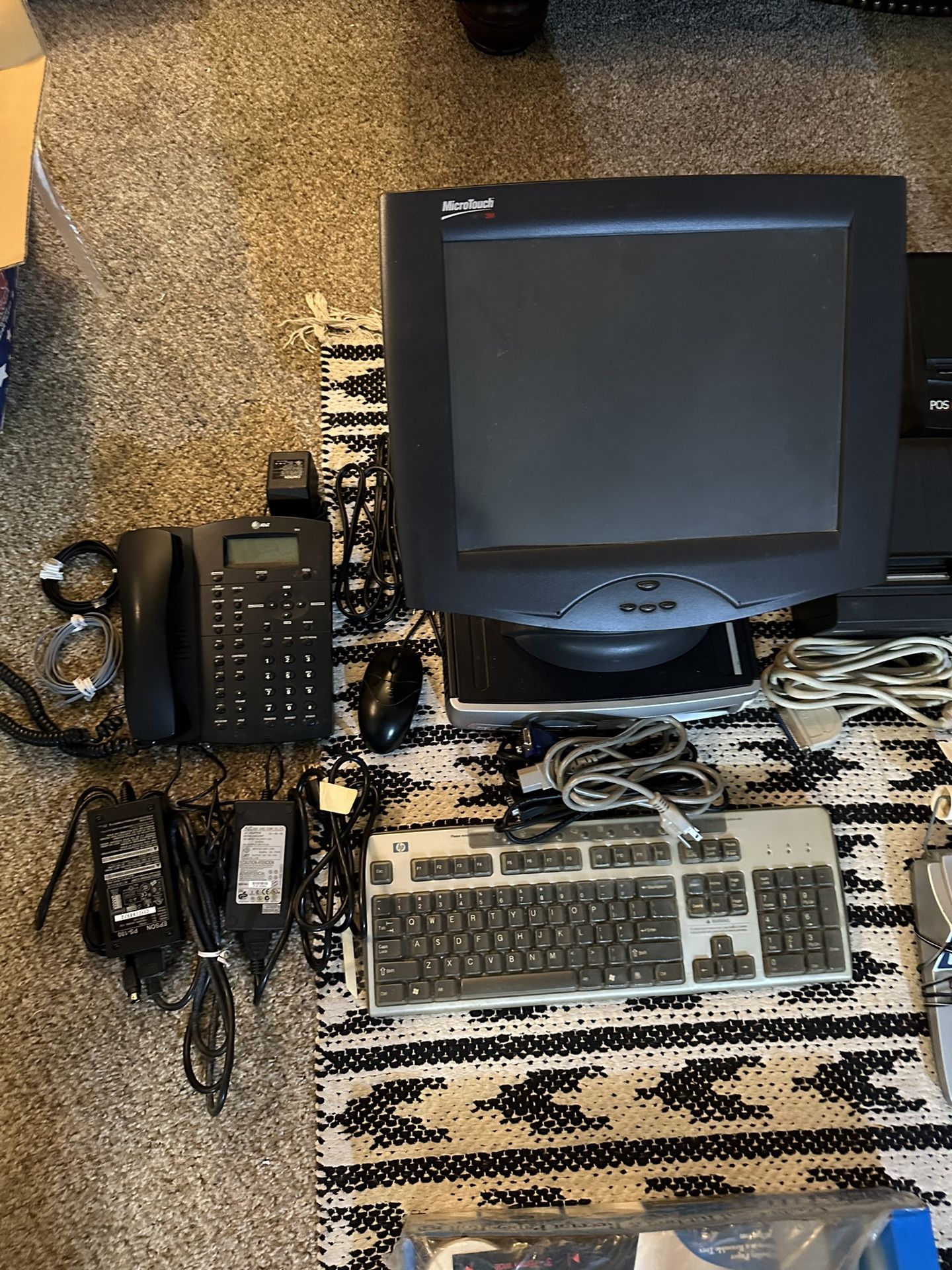 3M MicroTouch POS, HP Computers And Printers Set
