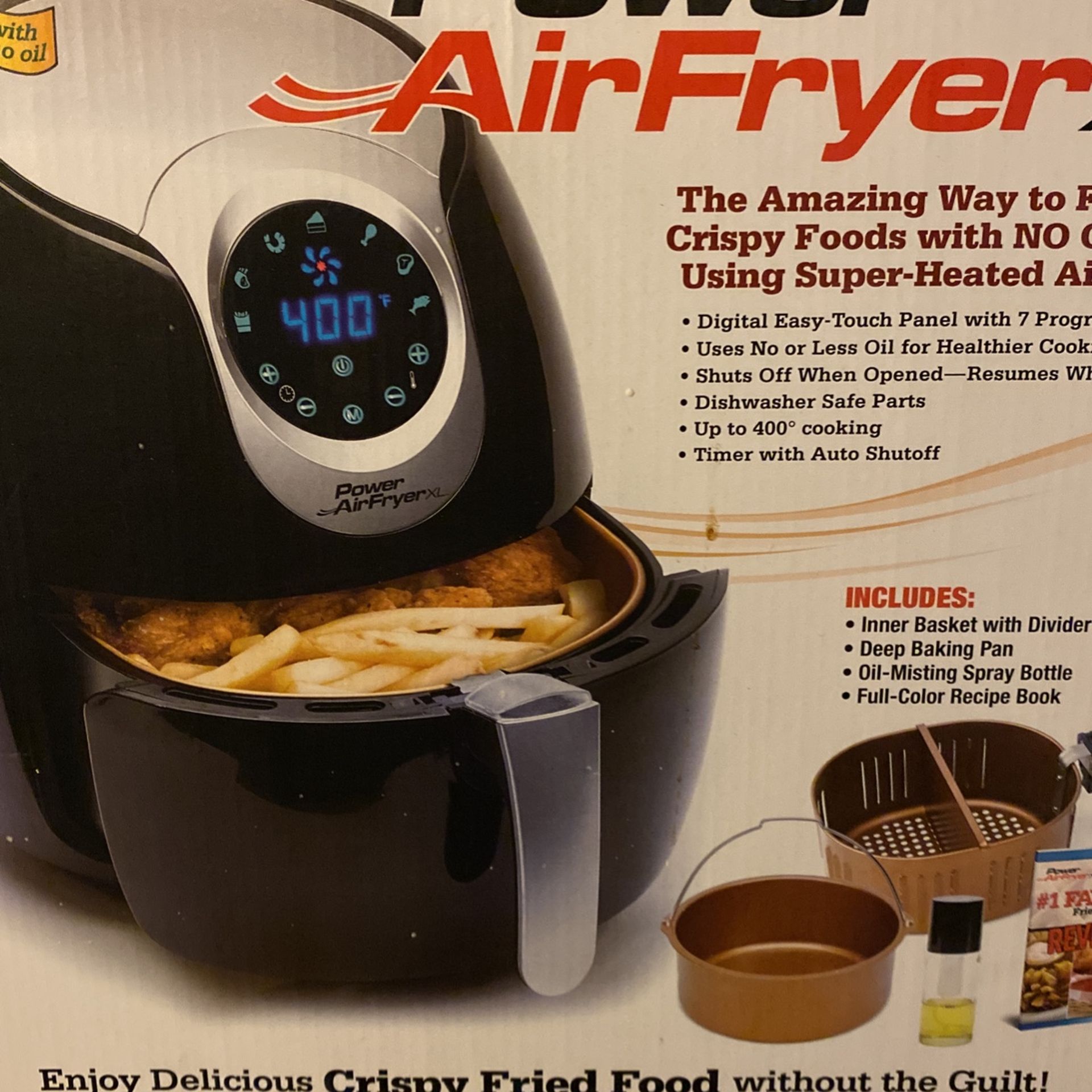 Power Air Fryer XL, Black