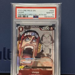 2023 ONE PIECE PREMIUM BANDAI PREMIUM CARD COLLECTION 25TH EDITION USOPP 002