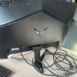 Acer Monitor, Keyboard,  Mouse , And Head Set