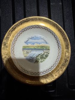 Grand Coulee Dam Washington Souvenir Plate
