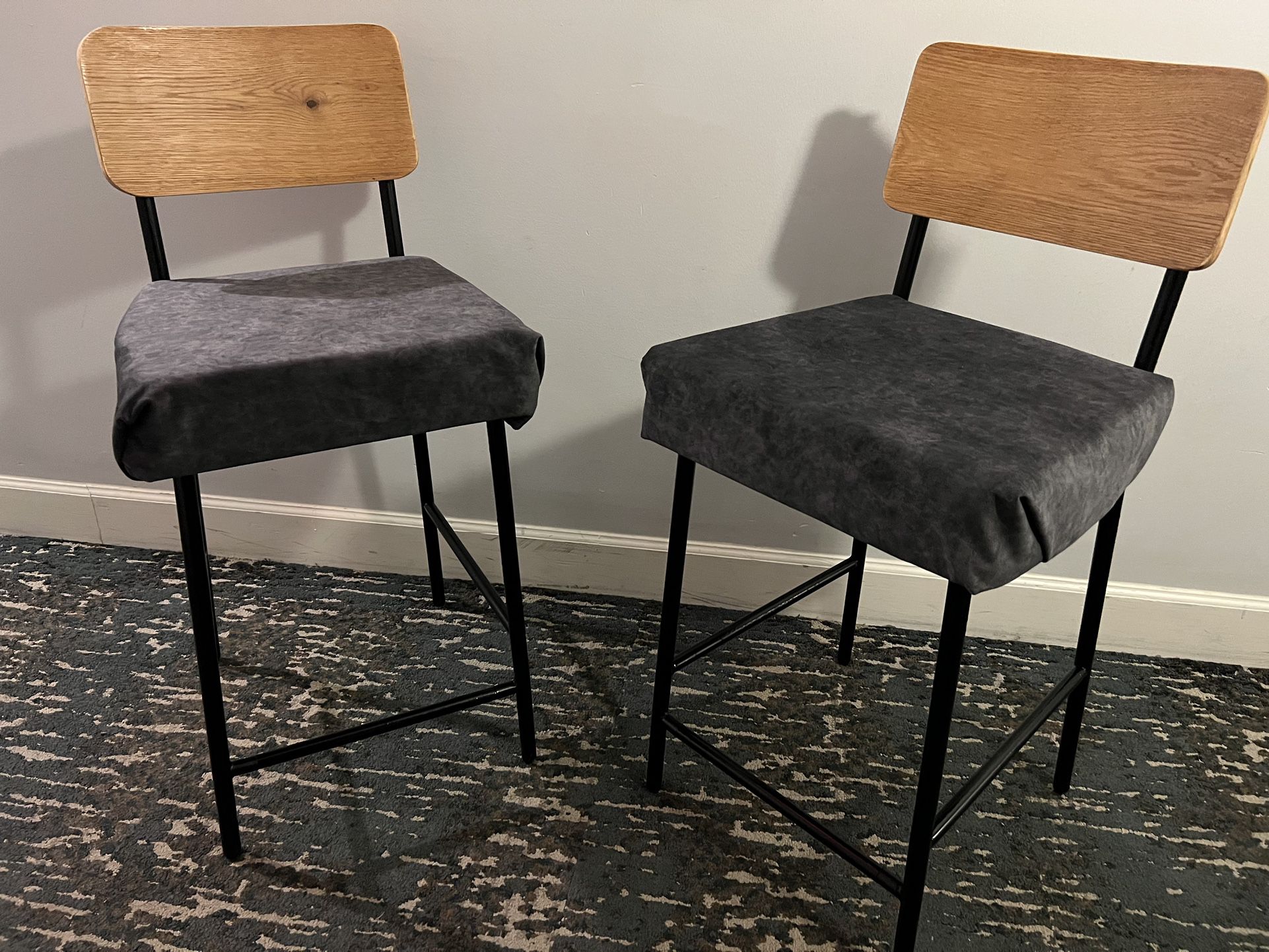 Refinished Counter Stools