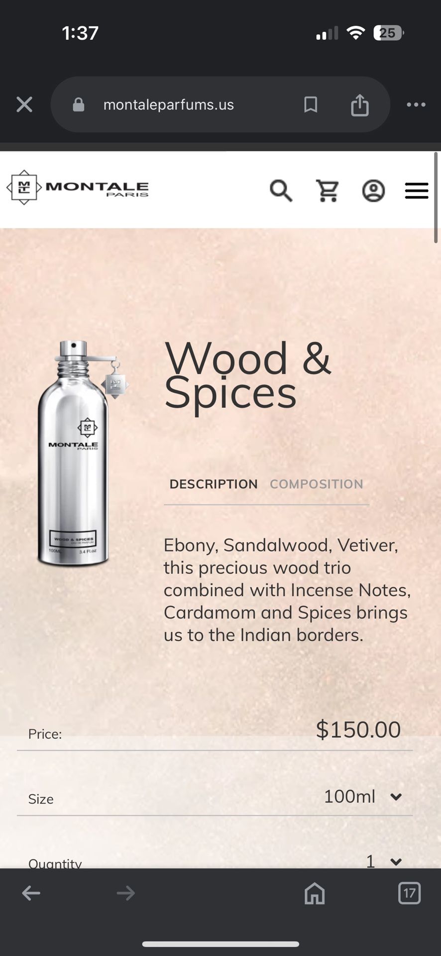Montale Woods And Spices 