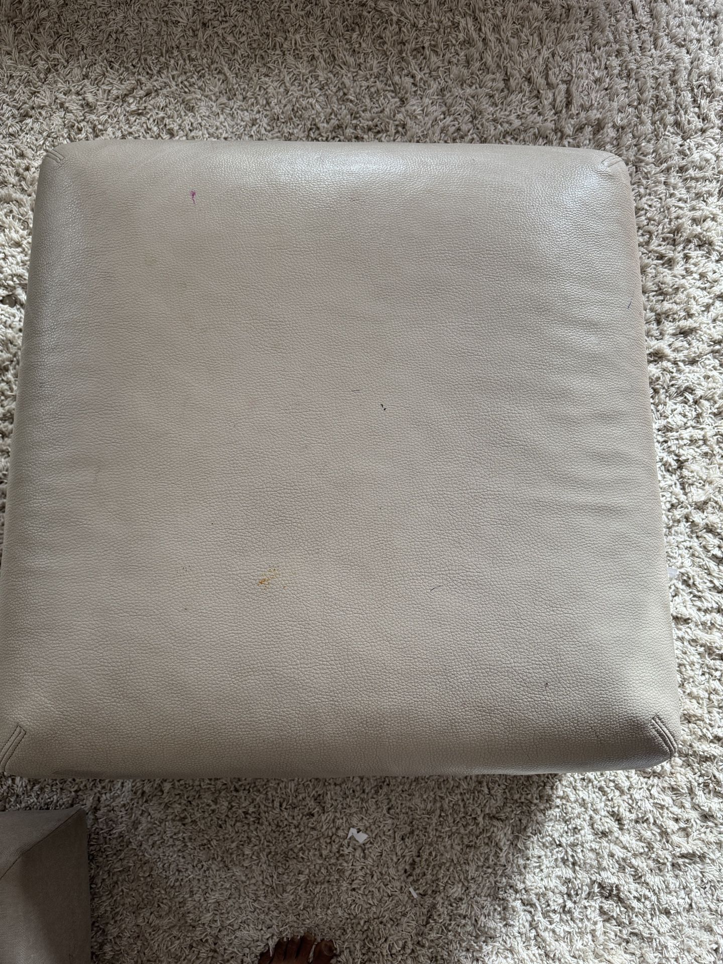 Ottoman Leather With Storage