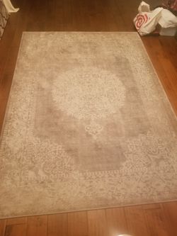 Area Rug Grey Mandala 