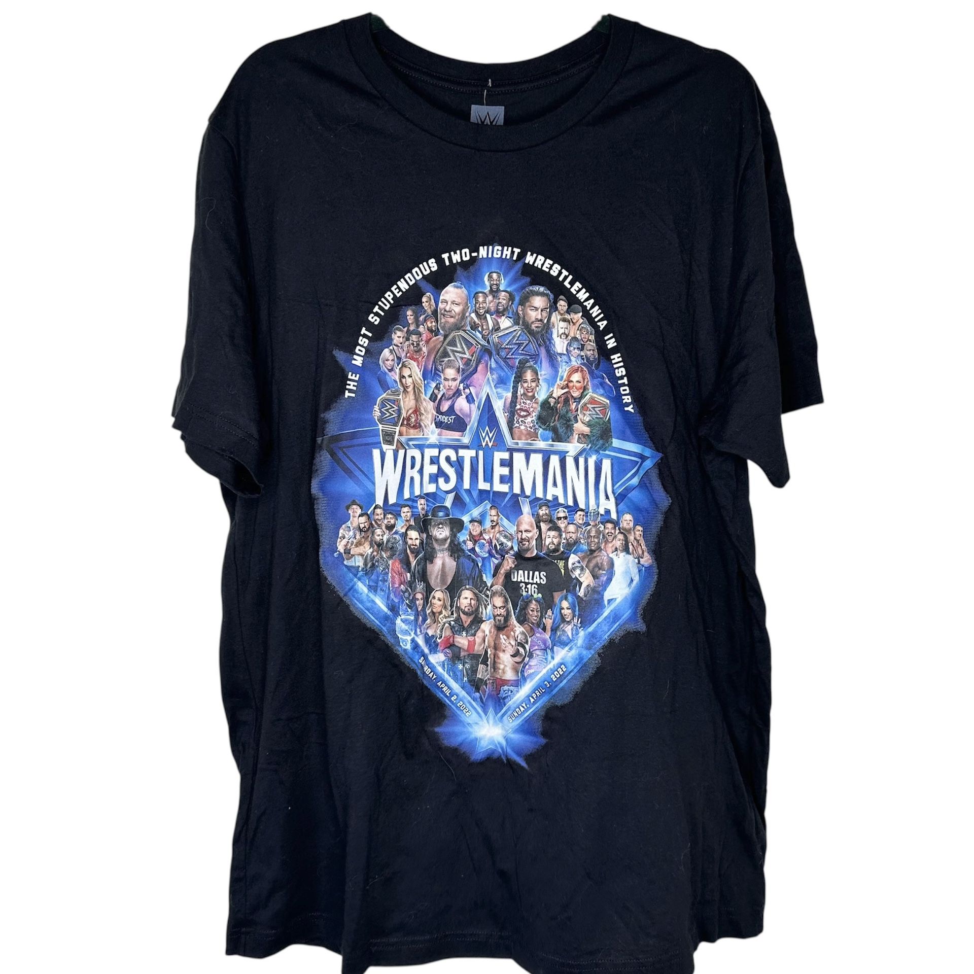 Wrestlemania Shirt Men’s New Xl
