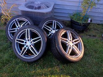 19" AMG Mercedes Benz Rims and tires