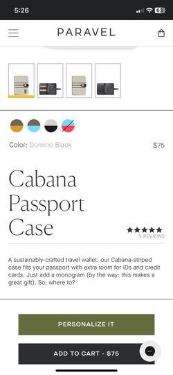 Paravel Passport/ID/Credit Card Case