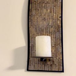 Wall Candle Holder Decor ( Set Comes w / 2 )