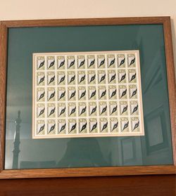 1987 CPA uncut stamp sheet