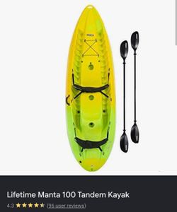 Kayak Tandem Non-tip Over Style