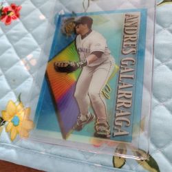 Colorado Rockies Andres Galarraga 1995 Topps Stadium Club Clear Cut Insert Baseball Card 