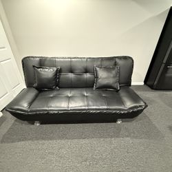Futon Black excellent condition