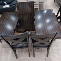 *Weekend Special*---Kelly Stunning Dining Table Sets W/4 Chairs And Bench---Delivery And Easy Financing Available🤝