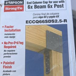Simpson Strong-Tie ECC End Column Cap 6x Beam, 6x Post