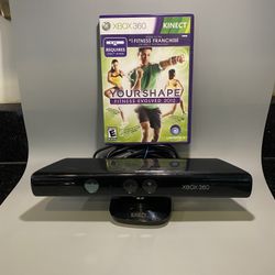 Microsoft Xbox 360 Kinect Sensor & YOURSHAPE Fitness  Evolved 2012 Game