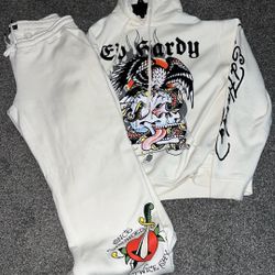 Ed Hardy Sweatsuit Sz XL