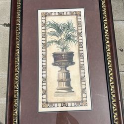 Planted statue painting