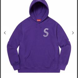 Supreme Swarovski S Logo Hoodie XL