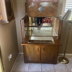 Vintage Bar Cabinet 