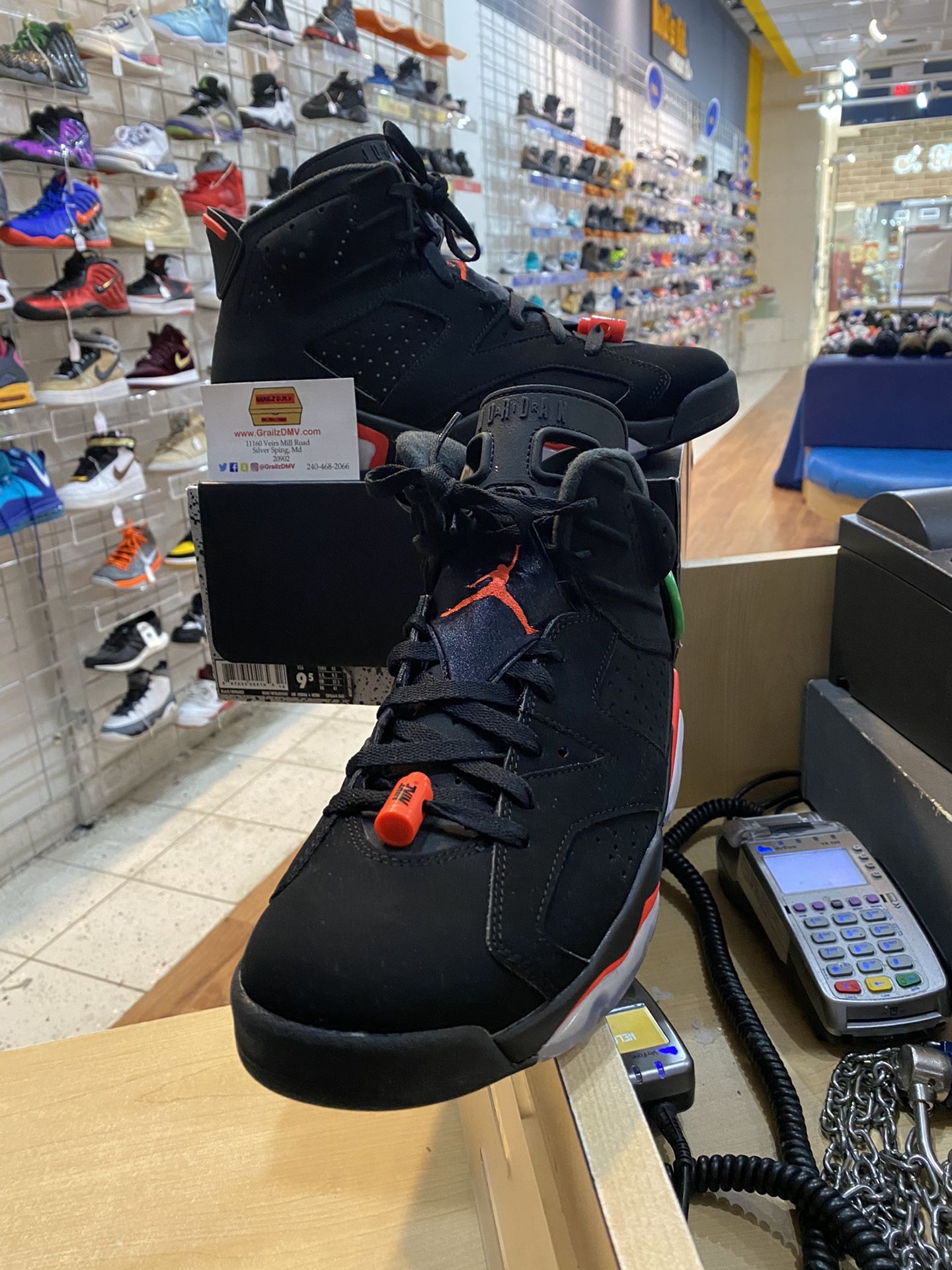 Brand New Air Jordan 6 Black Infrared 2019 Size 9.5