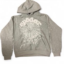 Grey OG WEB Spyder hoodie