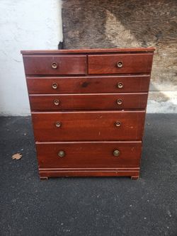 Perfect Sized Vintage Wooden Dresser 