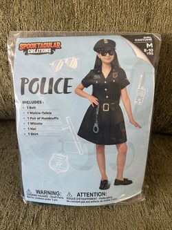 Child's Police Halloween Costume - New