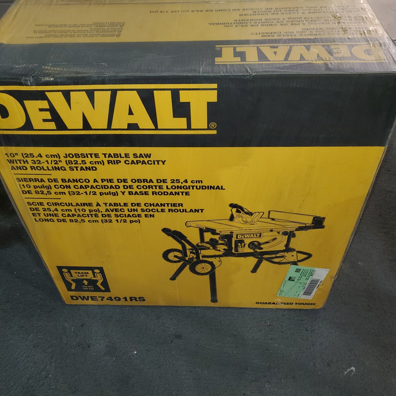 Dewalt table saw