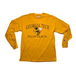 Vintage champion Georgia Tech yellow Jackets Shirt