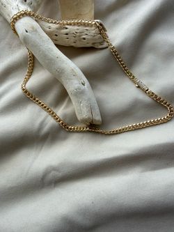 18K Gold Filled Cuban Link Necklace w/ Moissanite Clasp | Luxury Chain Necklace