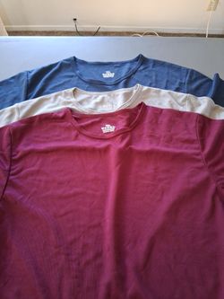 3-Pack Men's 2XL Mesh Athletic T-Shirts