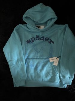 Spider Worldwide Blue Web Hoodie