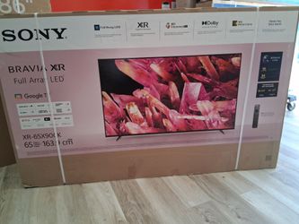 Best deals. 65" screen full array led smart 4k ultra HDTV by Sony bravia. Brand new