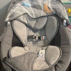 Gray Bluetooth Baby Swing !PICK UP IS AVAILABLE!